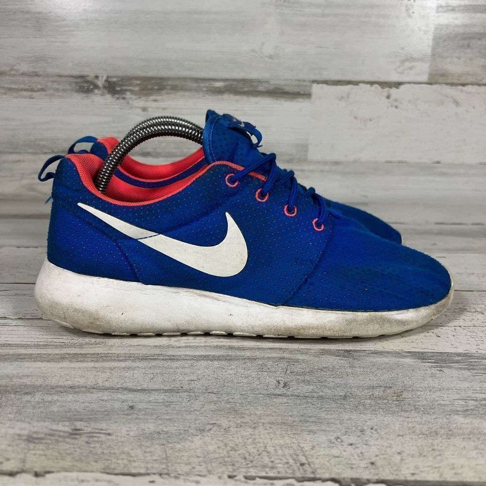 Nike Mens‎ Roshe Run 511881-402 Blue Running Shoes Sneakers Size 8 US